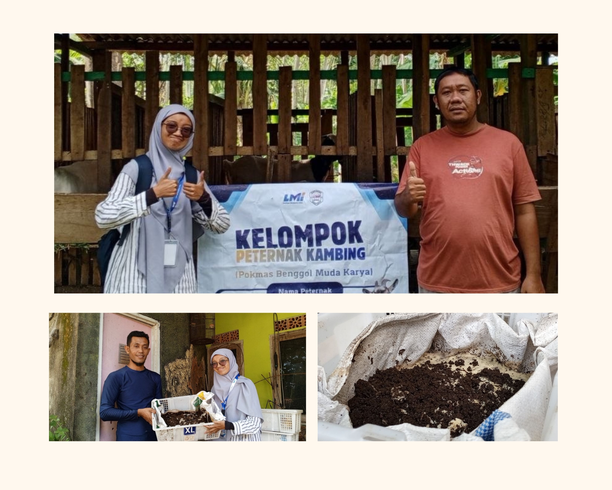 Woman holding donation box
